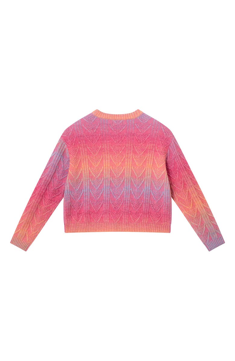 Andy & Evan Kids' Ombré Sweater, Alternate, color, Pink Rainbow