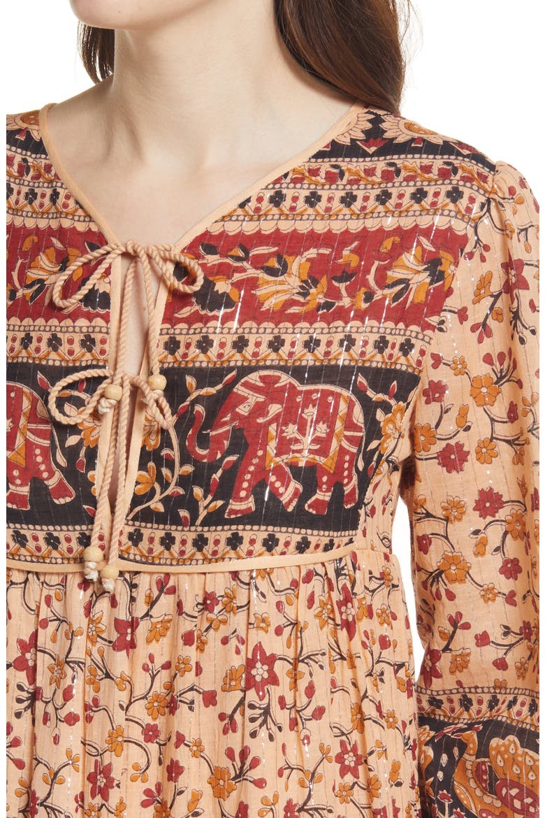 Advika Long Sleeve Dress, Alternate, color, MULTI