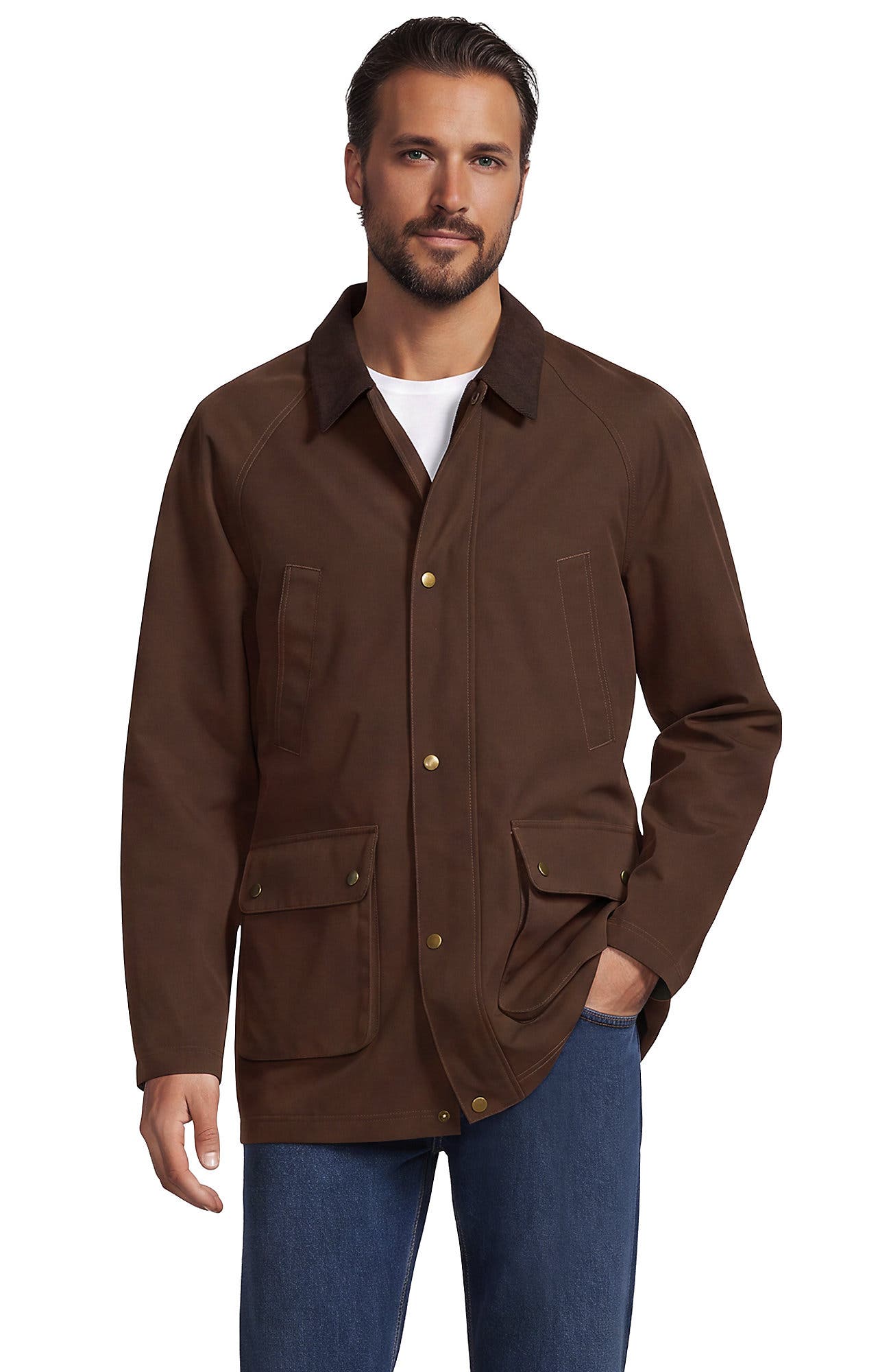 Lands' End Squall Waterproof Barn Jacket (Men) | Nordstrom