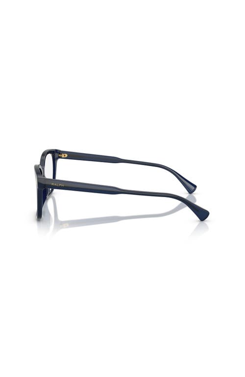 Ralph 53mm Rectangle Optical Glasses In Black