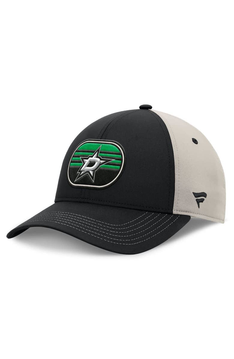 FANATICS Men's  Fanatics  Black/Gray Dallas Stars 2025 Stanley Cup Playoffs Locker Room Trucker Adjustable Hat, Main, color, 