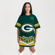 GAMEDAY COUTURE Women's Gameday Couture Green Green Bay Packers Perfect Score Vintage T-Shirt Dress