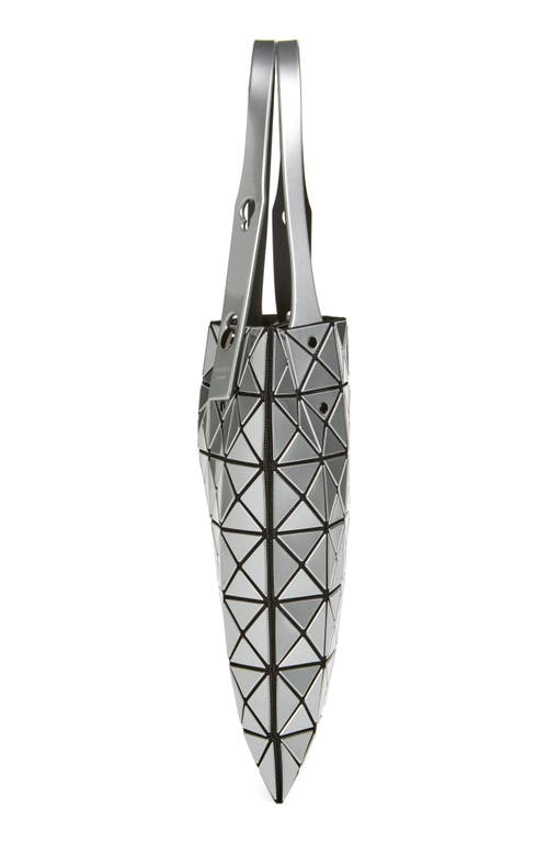 Bao Bao Issey Miyake Lucent Geometric-pattern Shoulder Bag In Silver