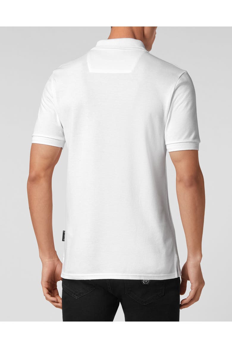 Polo Shirt Snake Men, Alternate, color, white