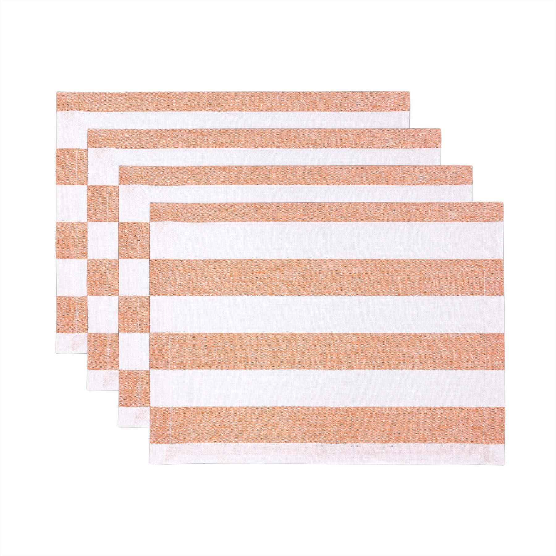 Orange and White