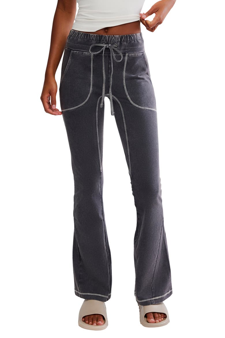 FP Movement New Flow Flare Leggings, Main, color, BLACK