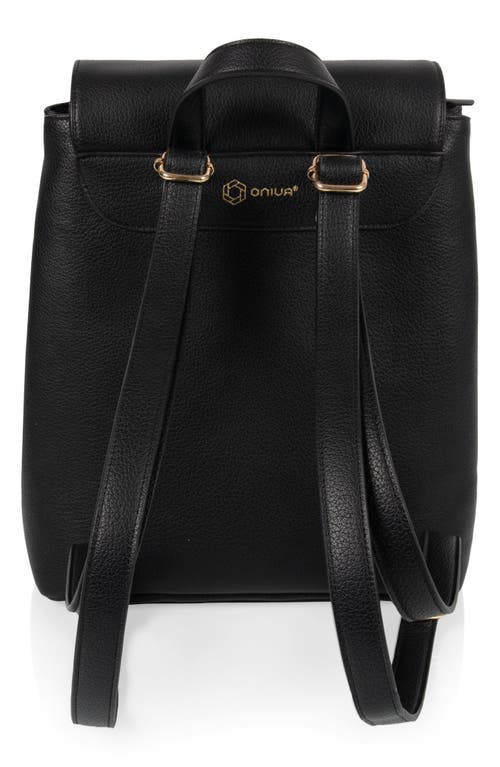 Picnic Time Downtown Mini Cooler Backpack In Black