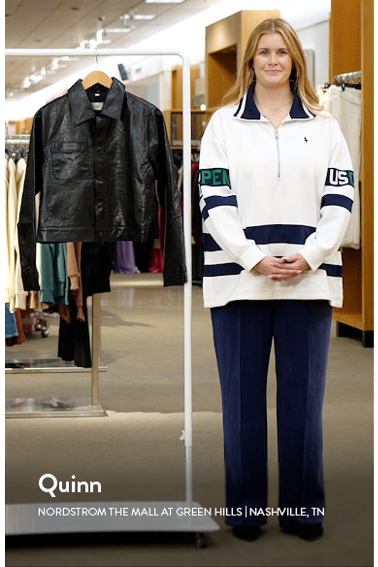 Tilda Leather Shirt Jacket video