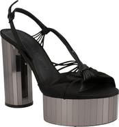 FERRAGAMO Sabrina Mirrored Platform Sandal