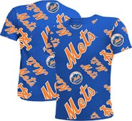 STITCHES Youth Stitches Royal New York Mets Allover Team T-Shirt