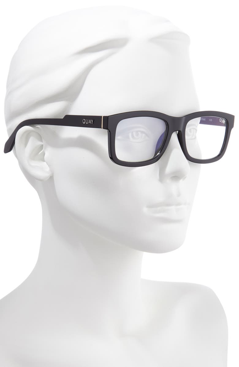 QUAY Australia Beatnik 54mm Blue Light Blocking Glasses, Alternate, color, 