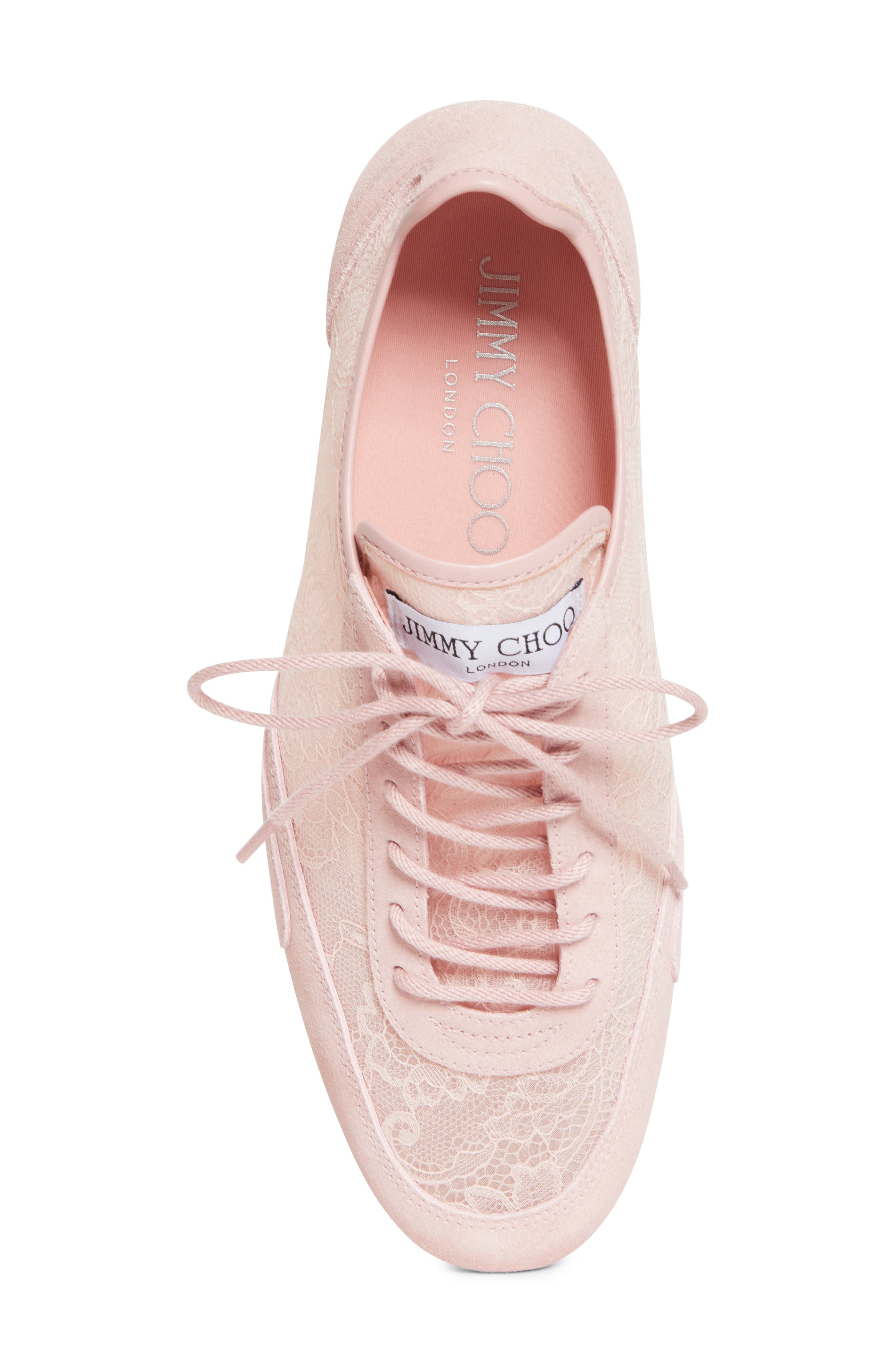 Jimmy Choo Sunny Low Top Sneaker, Alternate, color, V Rose Mix