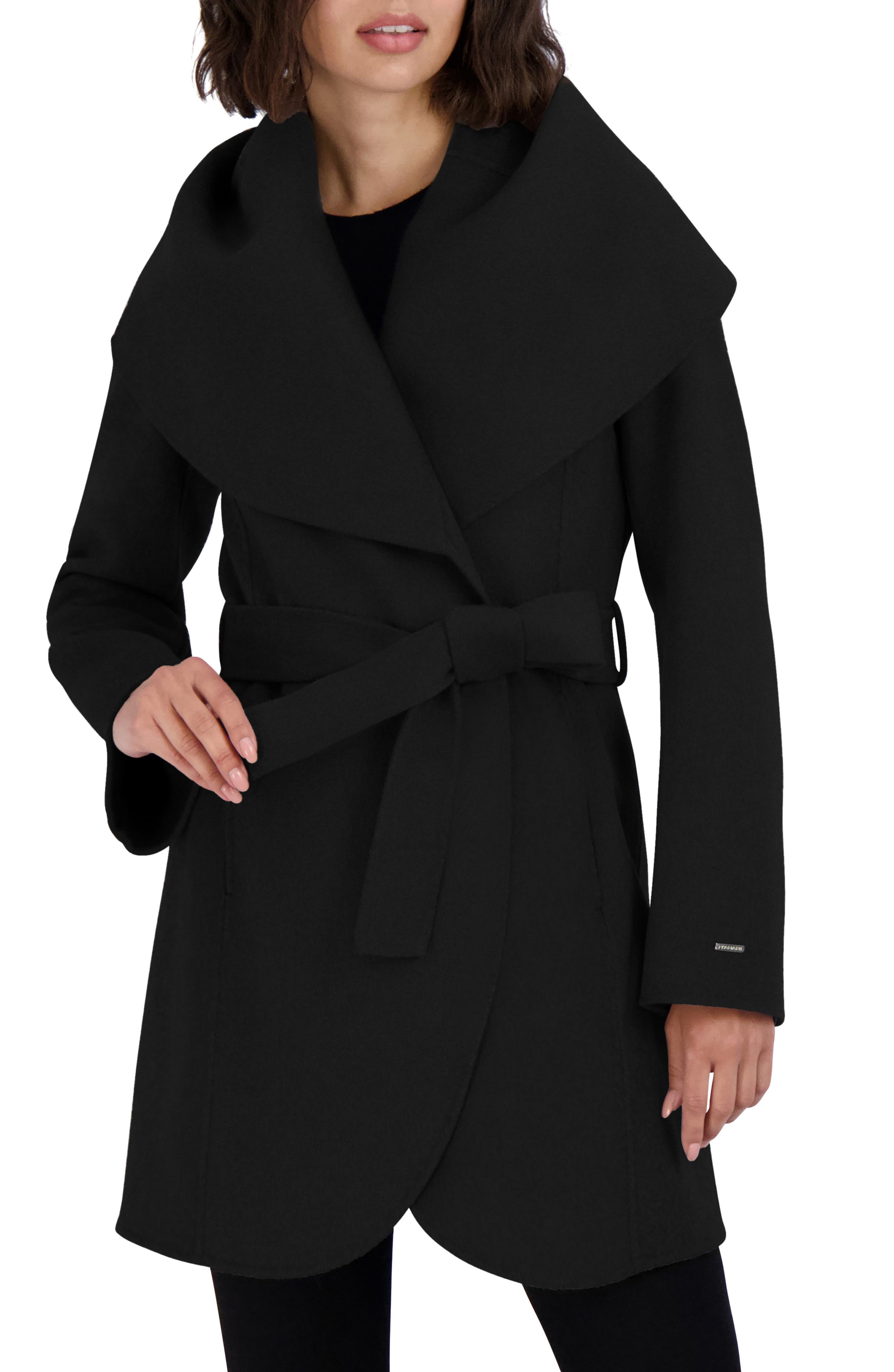 Tahari Marilyn Wool Blend Coat