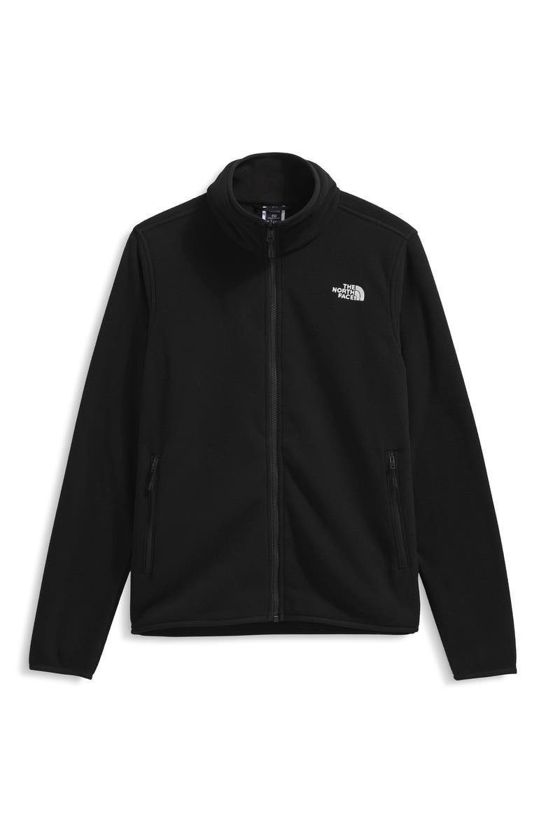 Glacier Fleece Jacket, Alternate, color, TNF BLACK
