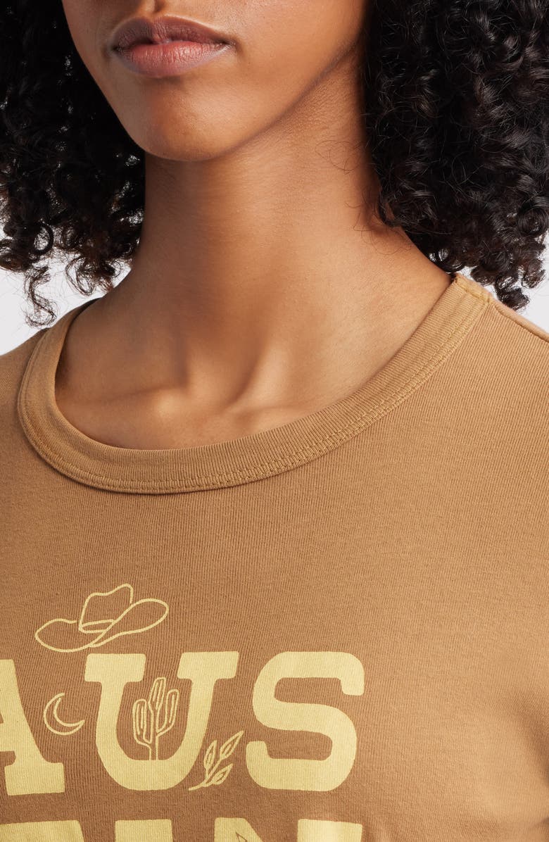 Junk Food Austin Cotton Graphic T-Shirt, Alternate, color, Toasted Coconut