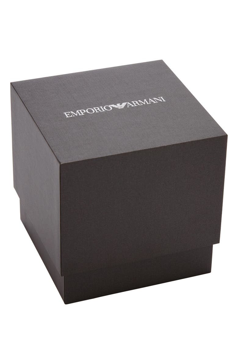 Emporio Armani Three-Hand Date Bracelet Watch, Alternate, color, Rose Gold