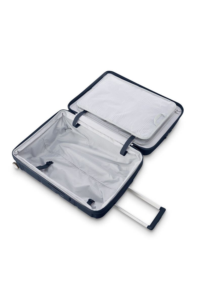 Outline Pro 28" Large Checked Spinner Luggage, Alternate, color, Midnight Blue