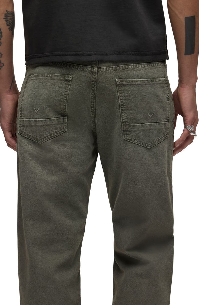 Hudson Jeans Rylan Relaxed Straight Leg Jeans, Alternate, color, Distress Army