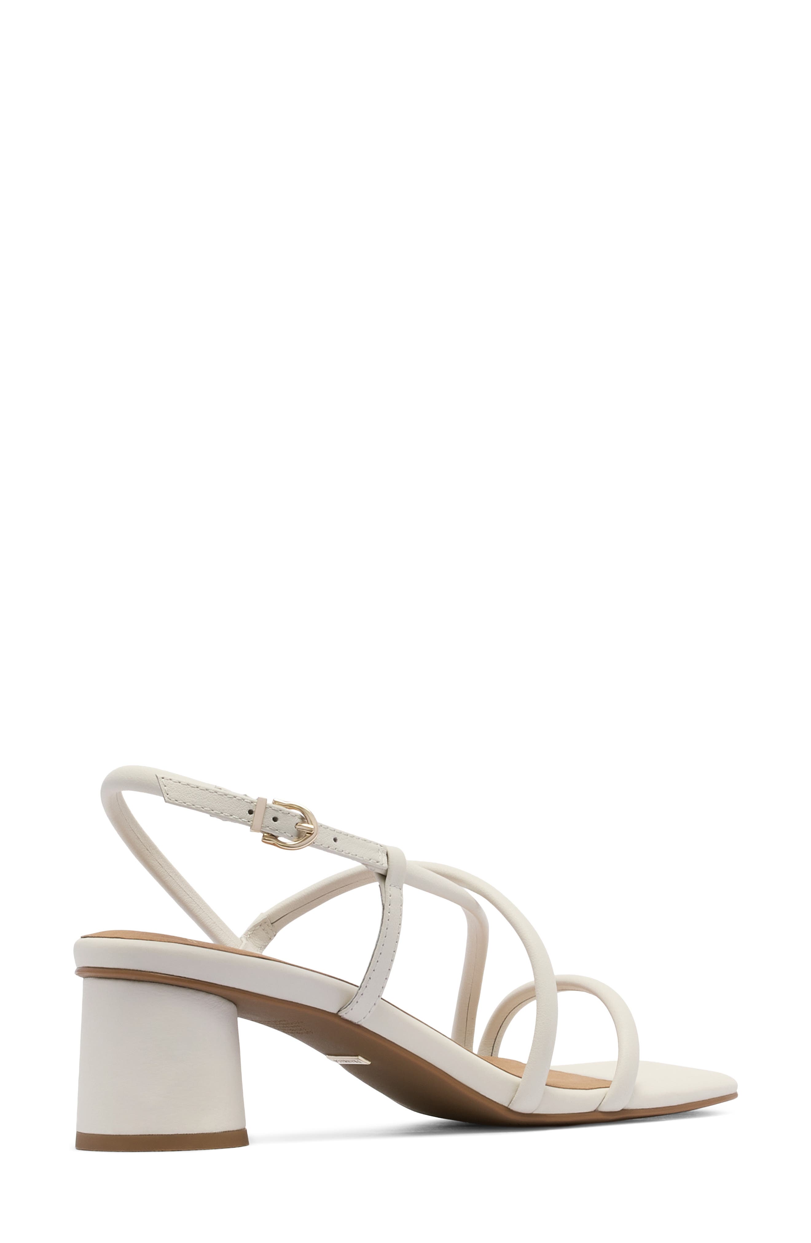 Lottie Leather Sandal, Alternate, color, CHALK