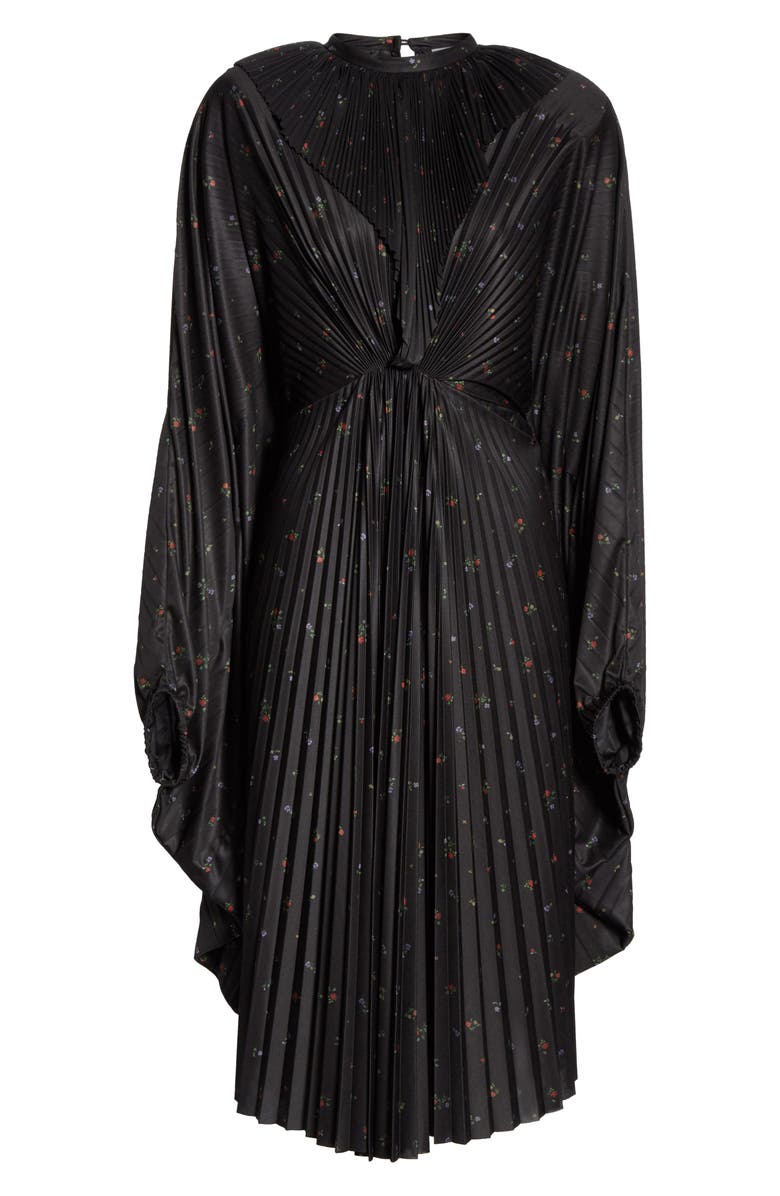 VETEMENTS Plissé Wing Dress, Alternate, color, 