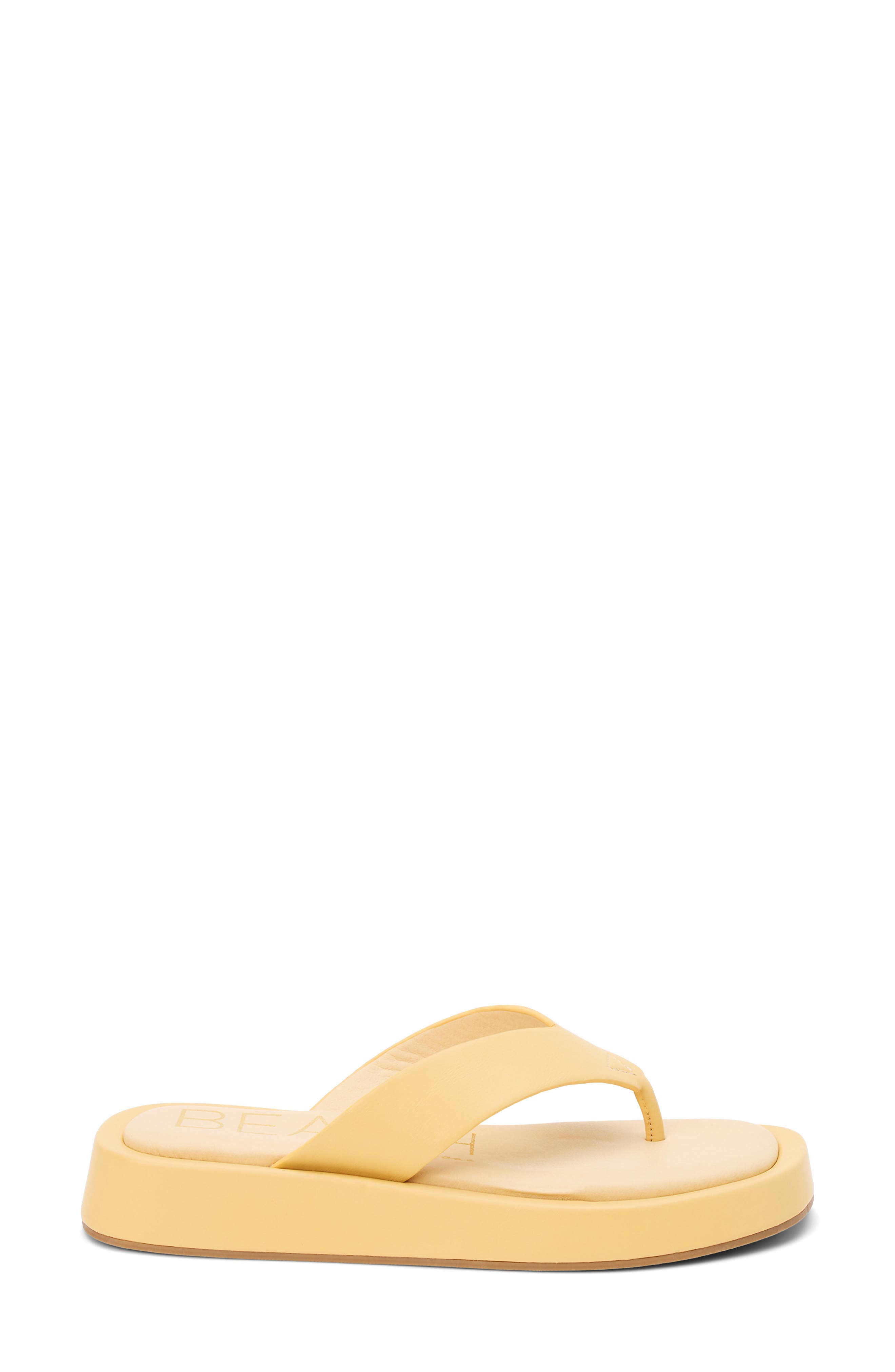 Coconuts by Matisse Mallorca Platform Flip Flop, Alternate, color, Butter