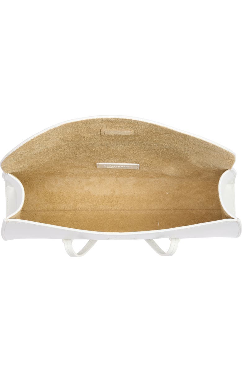 Reformation Elena Leather Shoulder Bag, Alternate, color, White Leather