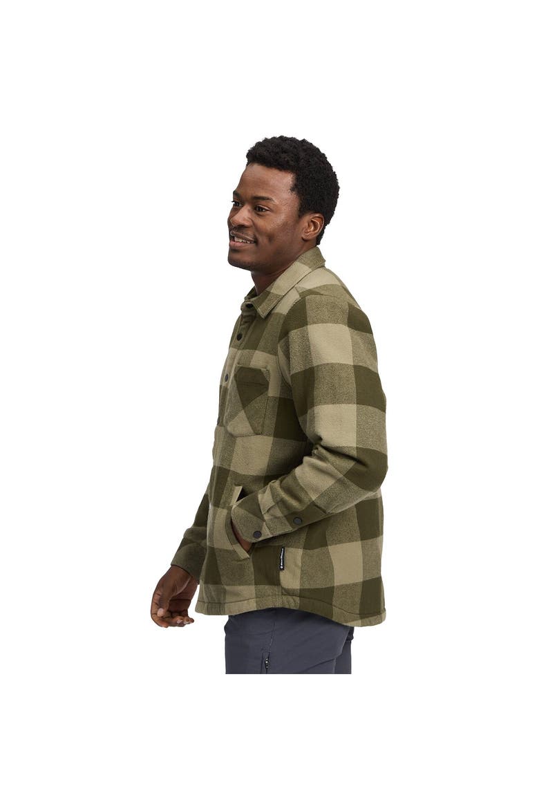 Project Lined Flannel - Men's, Alternate, color, Dark Moss/Pine Smoke