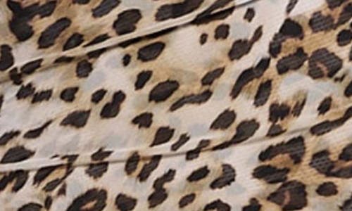 Guess Aida Floral Mesh Minidress In Leopard