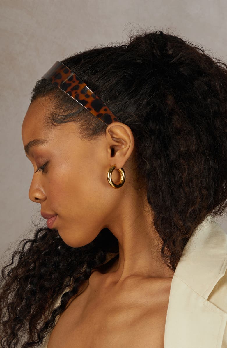 Kitsch Tortoise Wide Headband, Alternate, color,