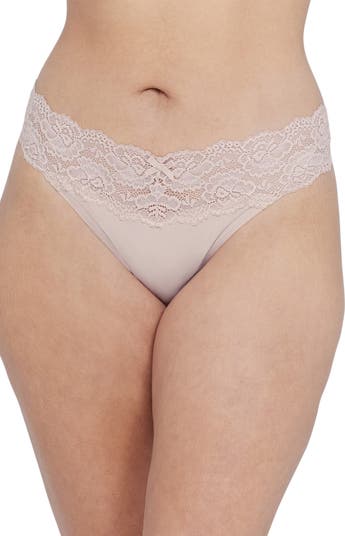 Skarlett Blue Women's 3-Pack Goddess Lace Trim Thong