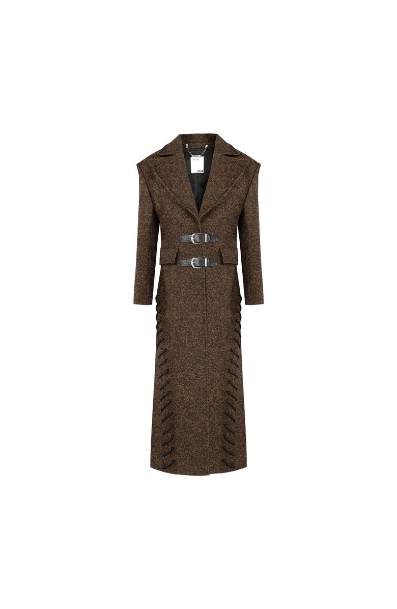 PCFG Cashmere 
Wool Blend Your *Itch Cashmere Blend Long Overcoat, Alternate, color, Brown