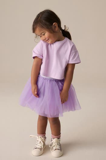 Kids' T-Shirt & Tutu Skirt Set