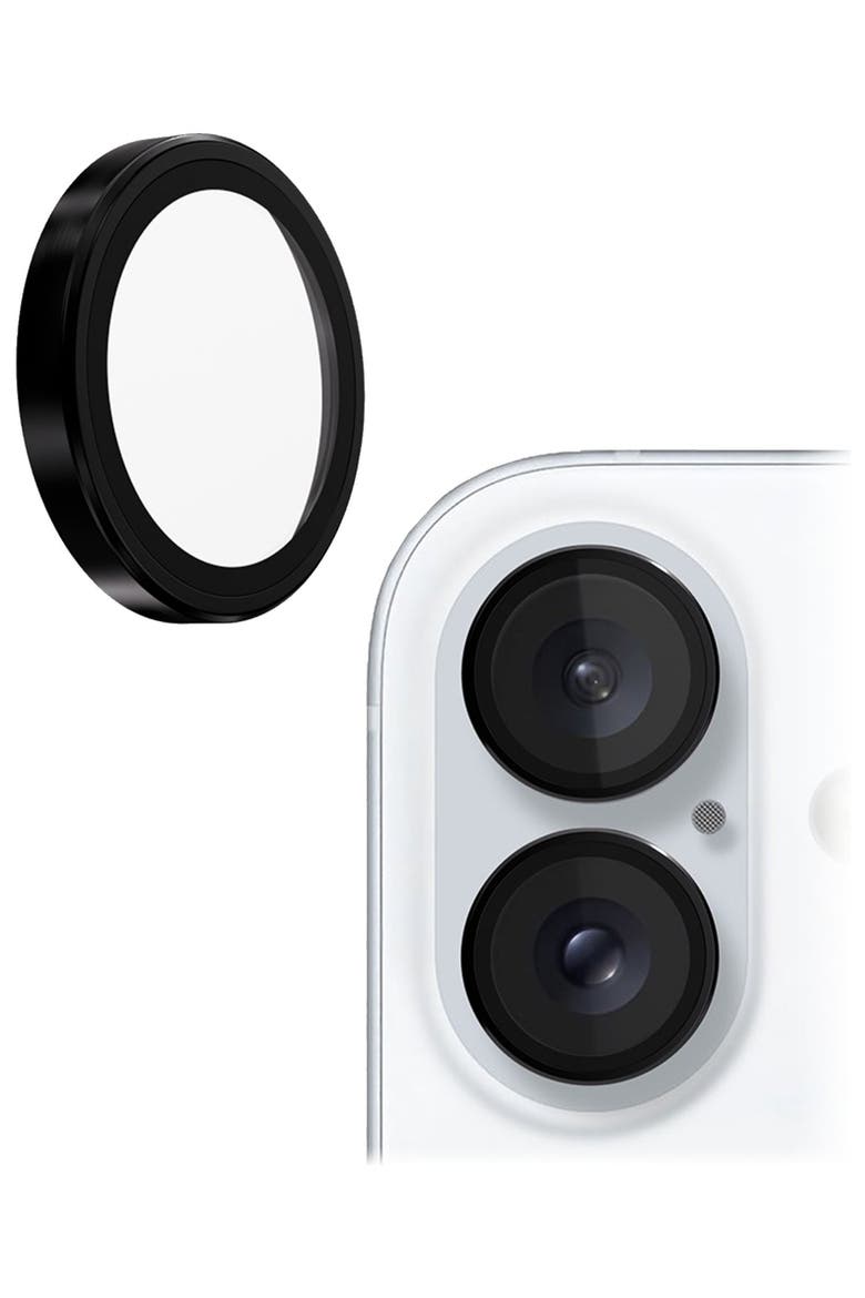 Camera Lens Protector for Apple iPhone 16 / iPhone 16 Plus, Alternate, color, Black