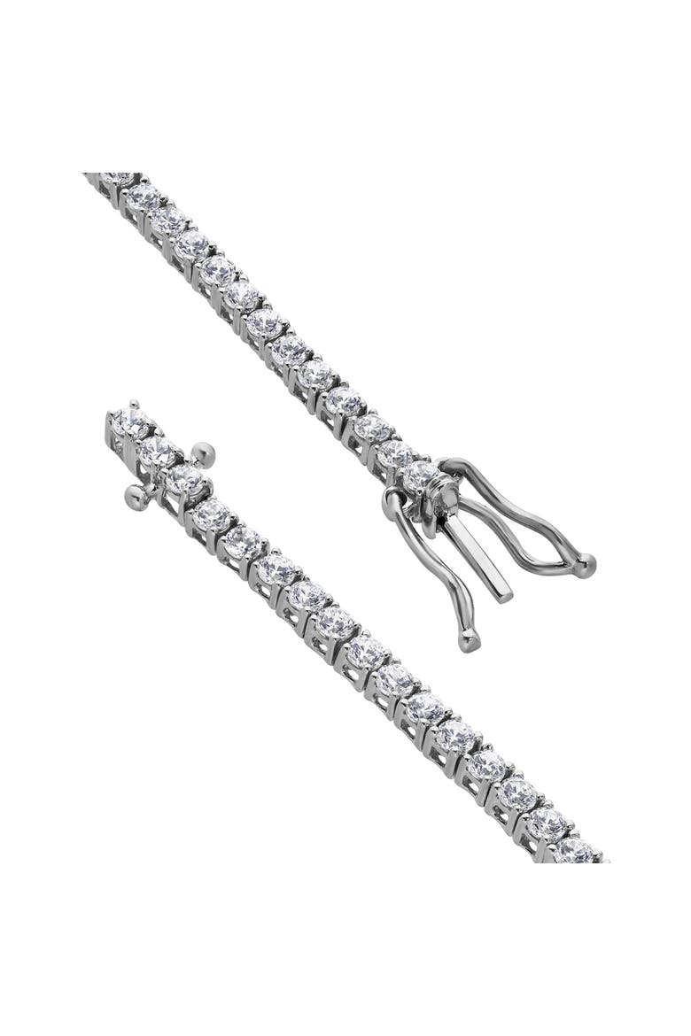 Elodie 3 Ct 14K Gold Diamond Tennis Bracelet, Alternate, color, 14K White Gold
