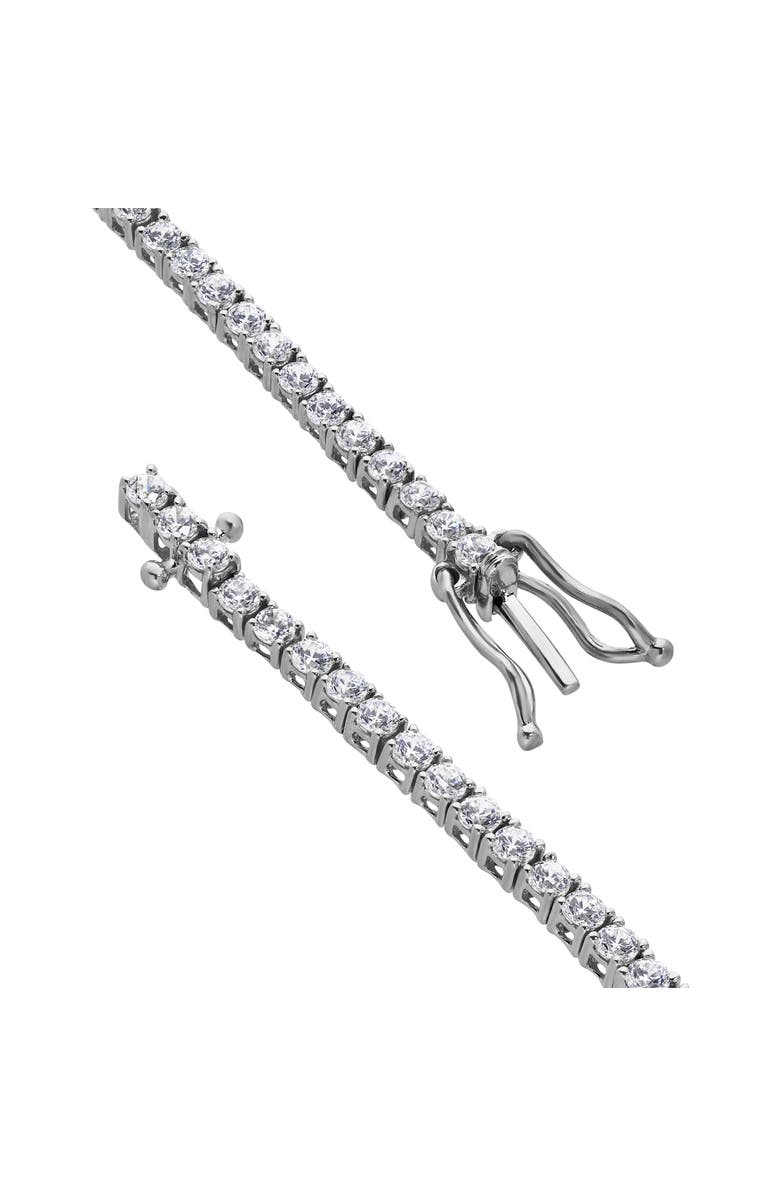 LuvMyJewelry Elodie 3 Ct 14K Gold Diamond Tennis Bracelet, Alternate, color, 14K White Gold