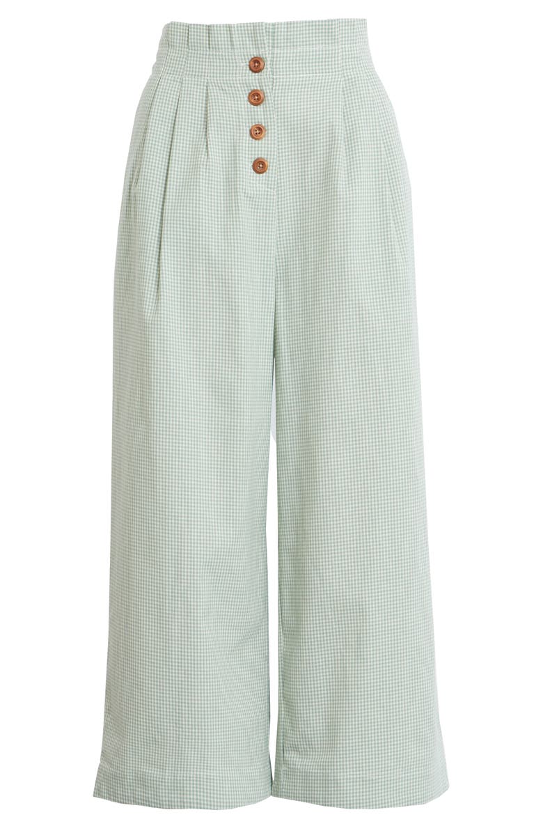 English Factory Pleated Crop Trousers, Main, color,