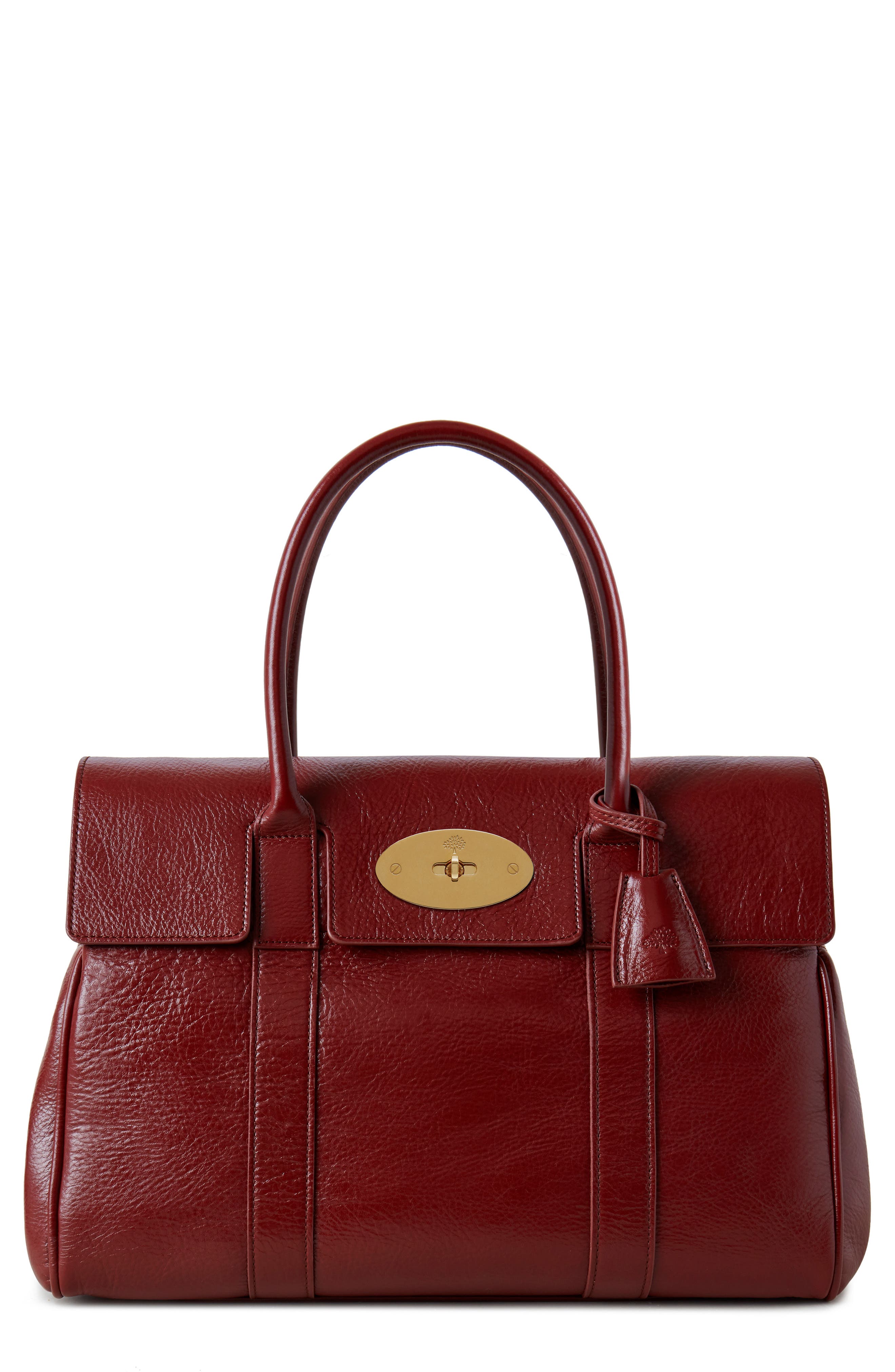 Mulberry Bayswater Leather Satchel, Main, color, 