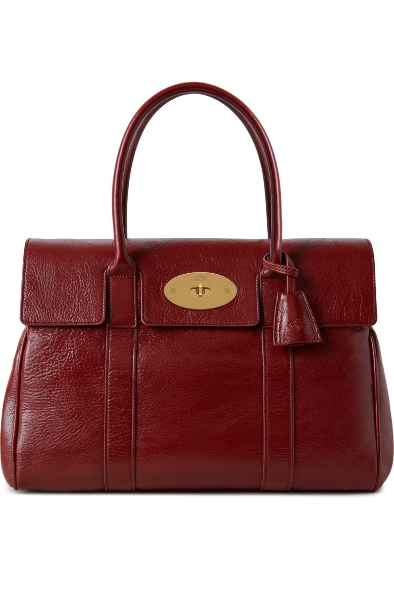 Mulberry Bayswater Leather Satchel, Main, color,