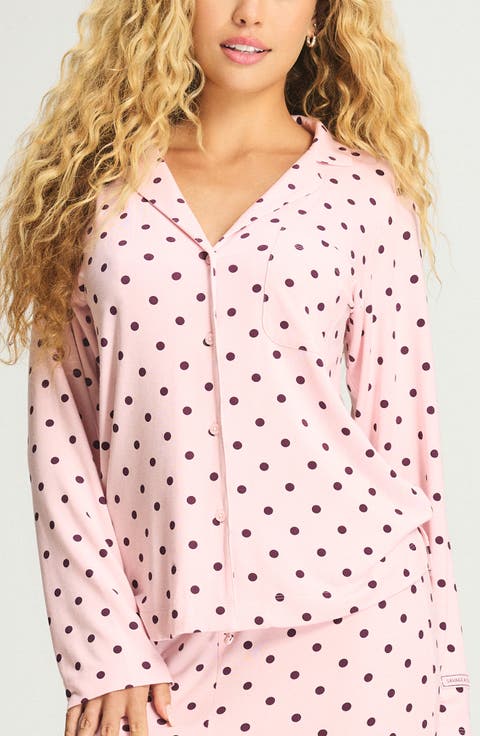 Softcore Modal Blend Pajama Button-Up Shirt