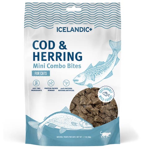 Mini Combo Bites Cod & Herring, 1.7Oz Bag