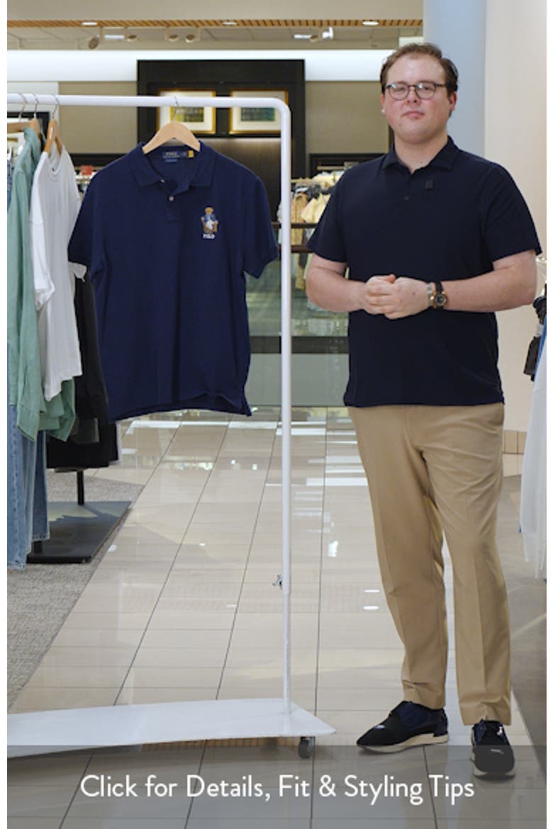 Polo Bear Slim Fit Cotton Mesh Polo video