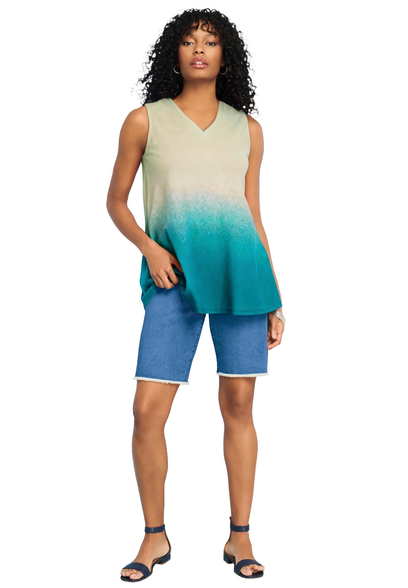 DEEP TEAL OMBRE