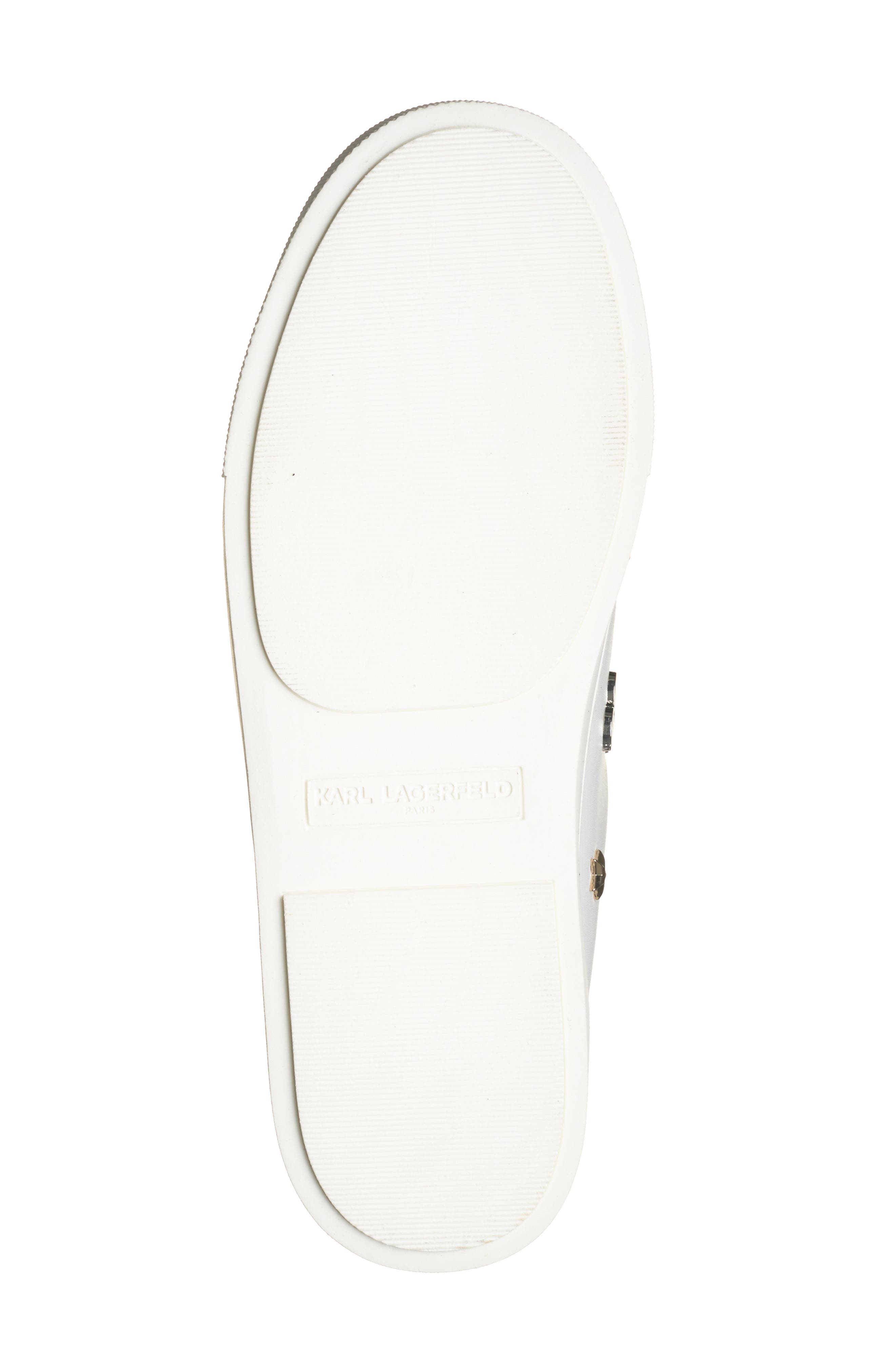 KARL LAGERFELD PARIS Cordelia Sneaker Mule, Alternate, color, Bright White