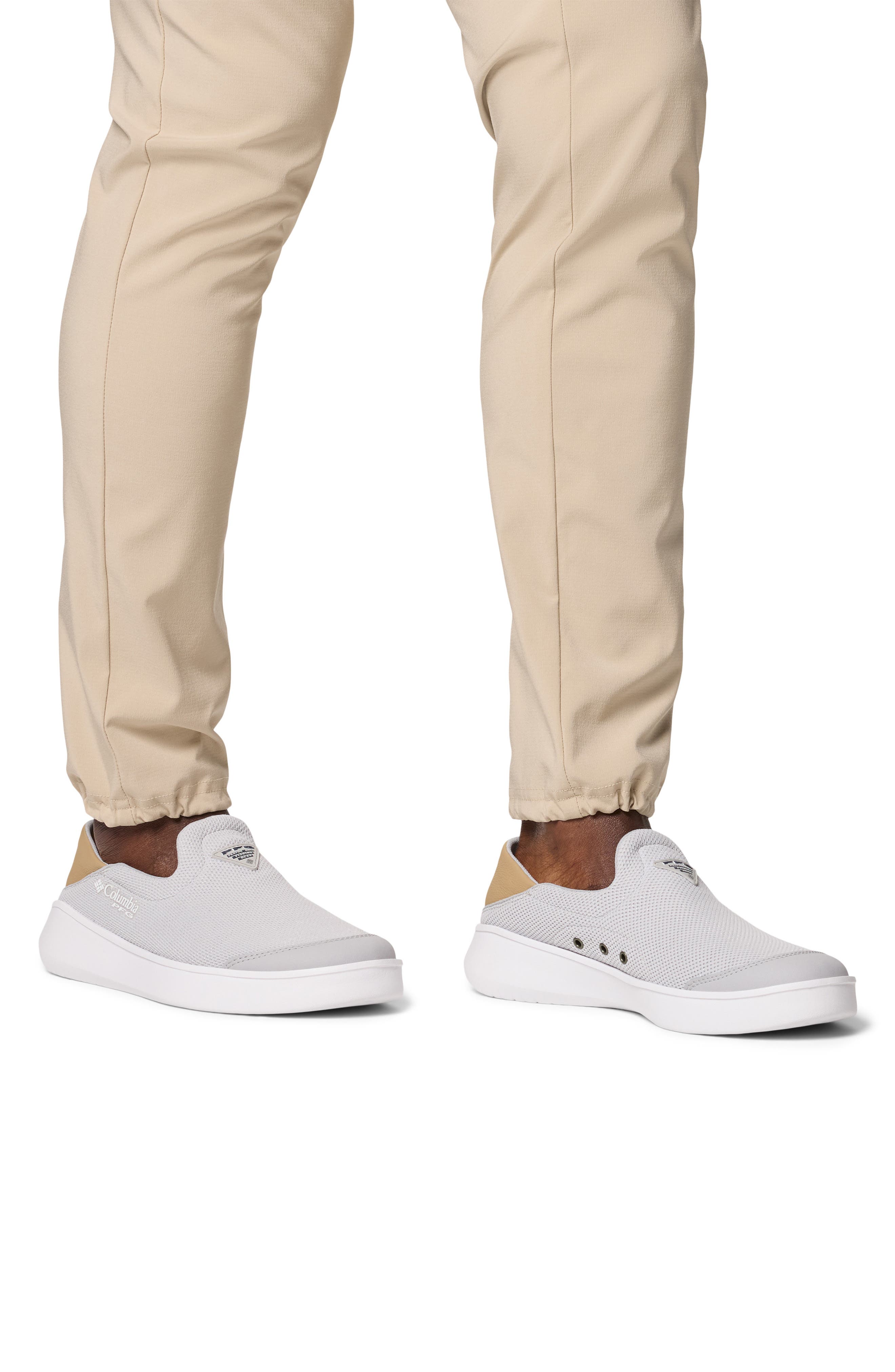 Columbia PFG Boatside Vent<sup>™</sup> Slip-On Sneaker, Alternate, color, Slate Grey/ Beach