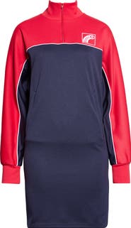 MM6 Maison Margiela Half Zip Minidress