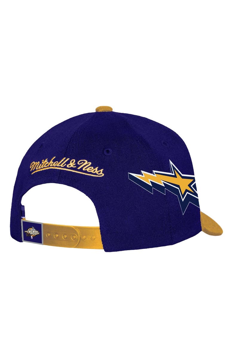Mitchell & Ness Men's Mitchell & Ness Purple/Gold Los Angeles Lakers AS2K Stars Pro Crown Adjustable Hat, Alternate, color, Purple