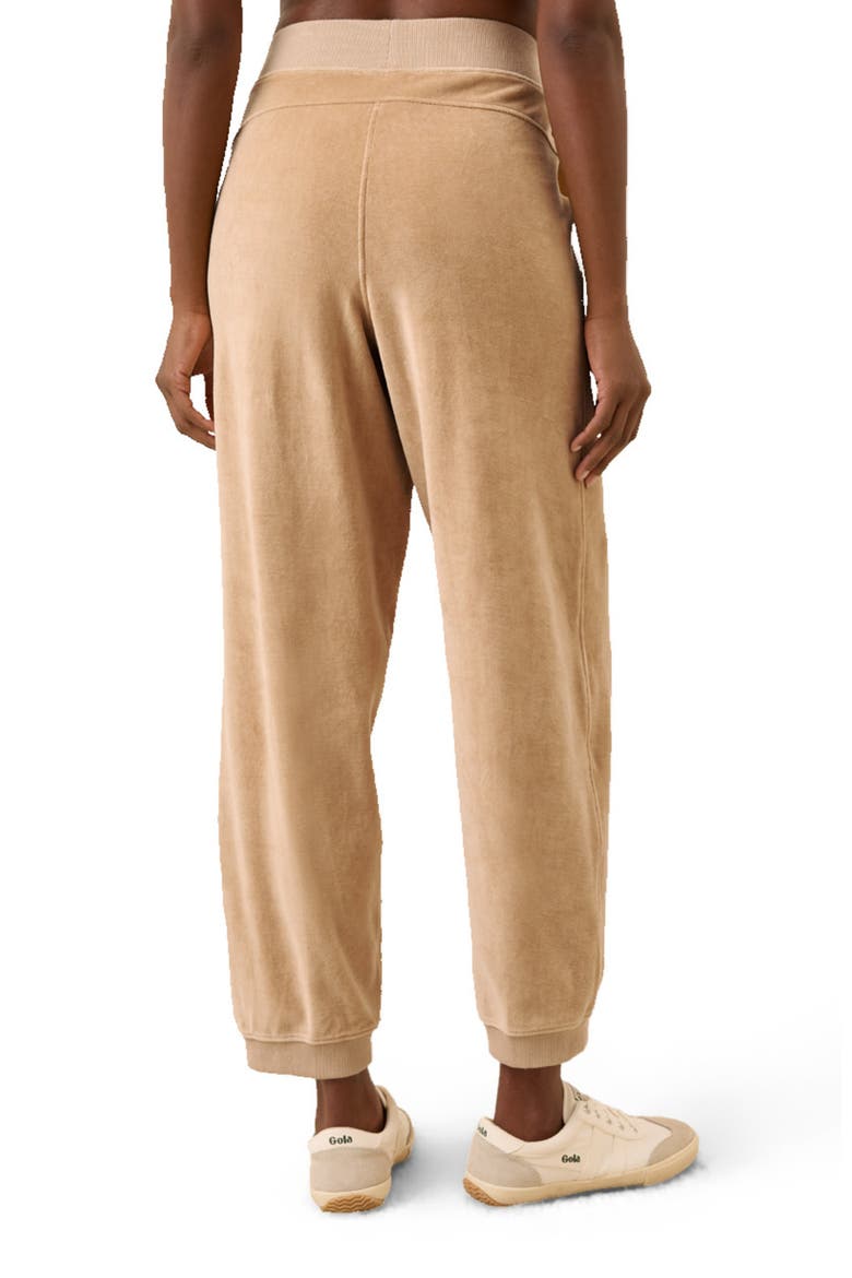 Organic Cotton Pure Velour Relaxed Sweatpant, Alternate, color, Sesame