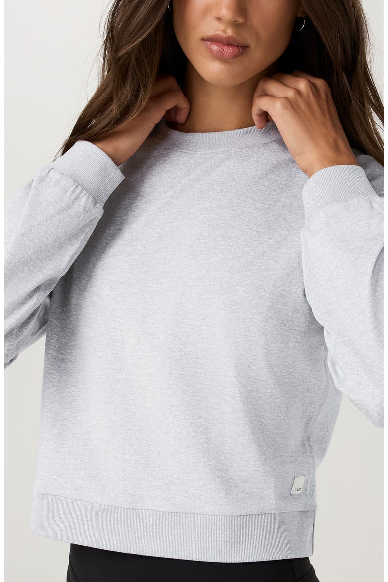 Halo Modern Sweatshirt, Alternate, color, PALE GREY HEATHER