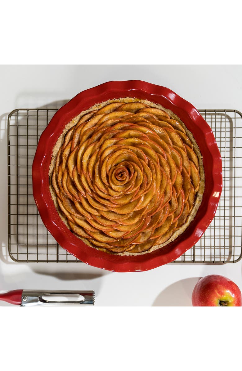 CUISIPRO 14 x 9.25-Inch Rectangular Steel Nonstick Cooling Rack, Alternate, color, Brown