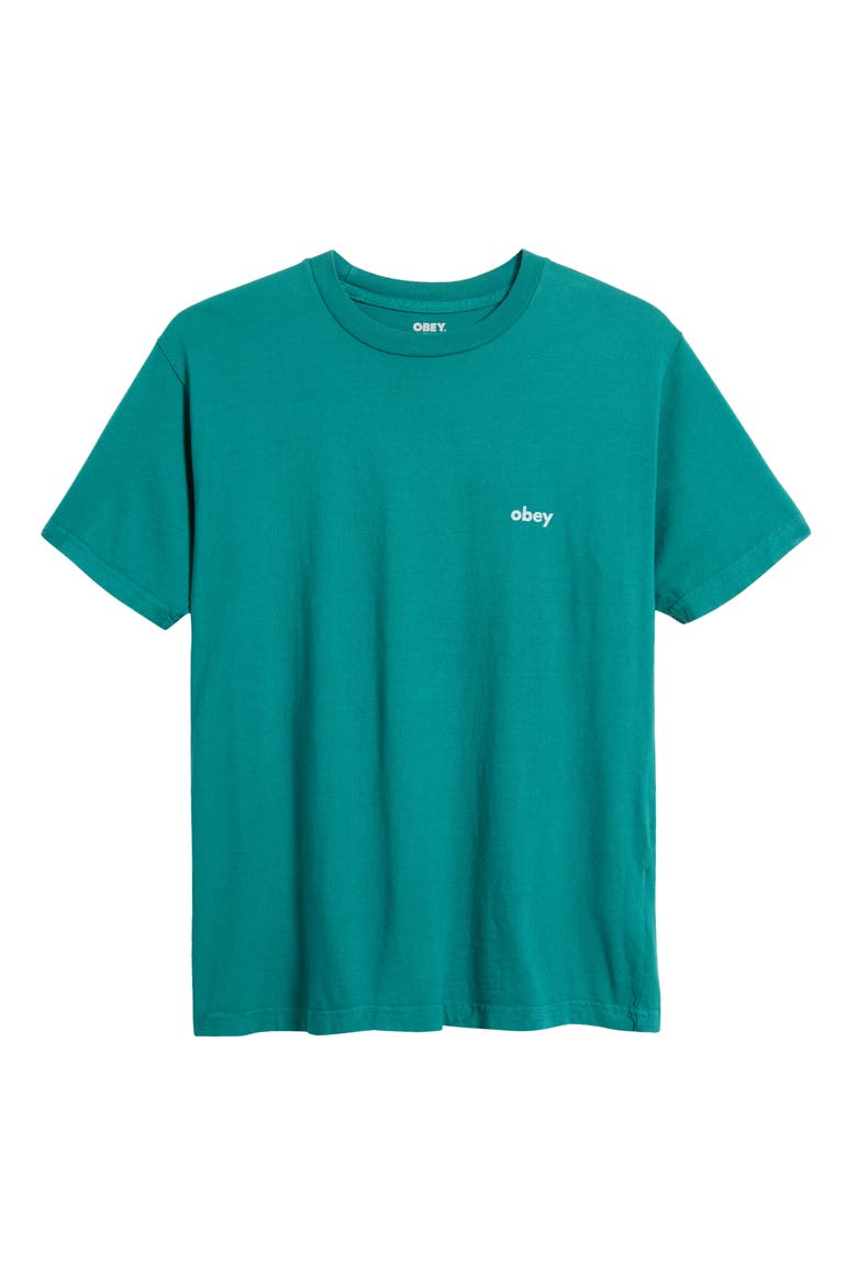 Building Organic Cotton Graphic T-Shirt, Alternate, color, ADVENTURE GREEN